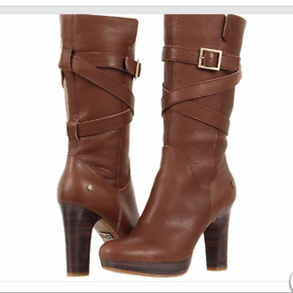 Leather UGG boots